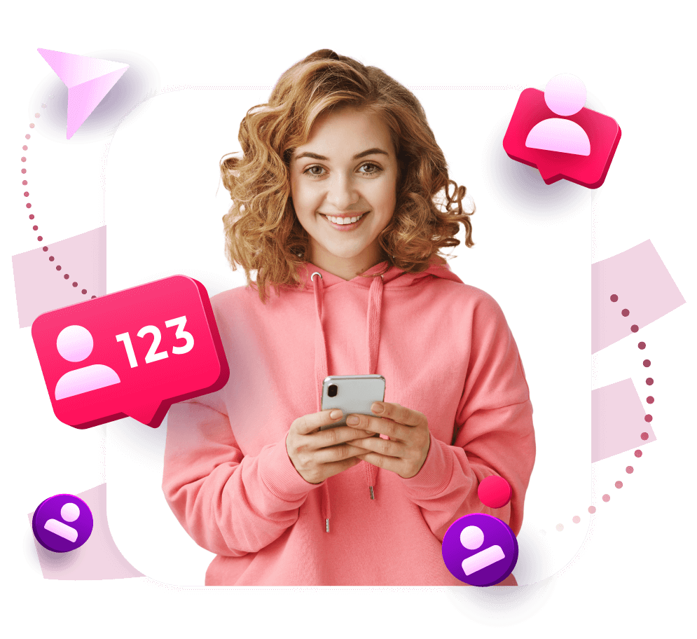 Girl Buying Instagram Followers